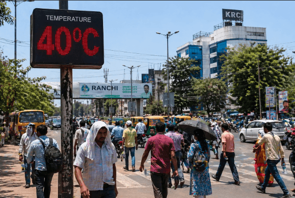 रांची में 3 साल बाद रिकॉर्डतोड़ गर्मी, 40 डिग्री के करीब पहुंचा पारा; बारिश की उम्मीद