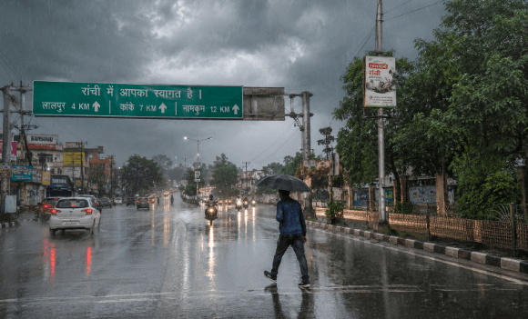 झारखंड में 16 मई तक बारिश और वज्रपात का अलर्ट, कई जिलों में तेज हवा चलने की संभावना