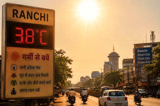झारखंड में भीषण गर्मी का कहर, मेदिनीनगर में पारा 45 डिग्री के पार; कई जिलों में अलर्ट