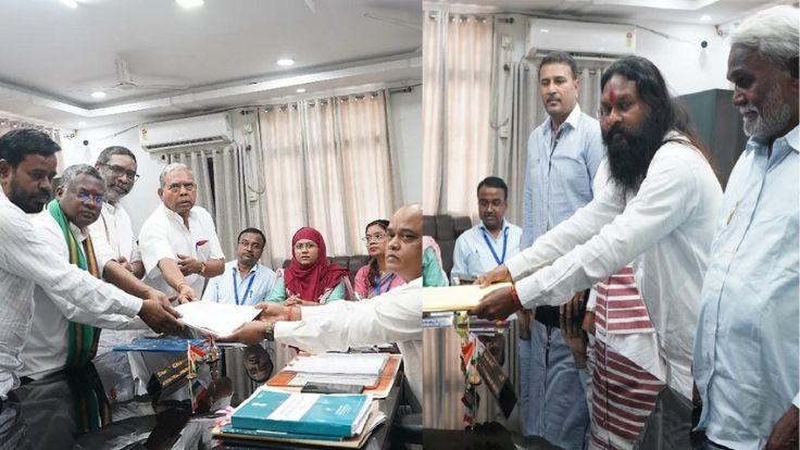 घाटशिला उपचुनाव: बाबूलाल सोरेन और सोमेश सोरेन ने भरा नॉमिनेशन , नामांकन मे NDA-INDIA ने दिखाया दम