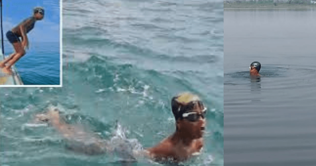 रांची के 7 वर्षीय इशांक सिंह ने बनाया विश्व रिकॉर्ड, पाल्क स्ट्रेट पार कर रचा इतिहास