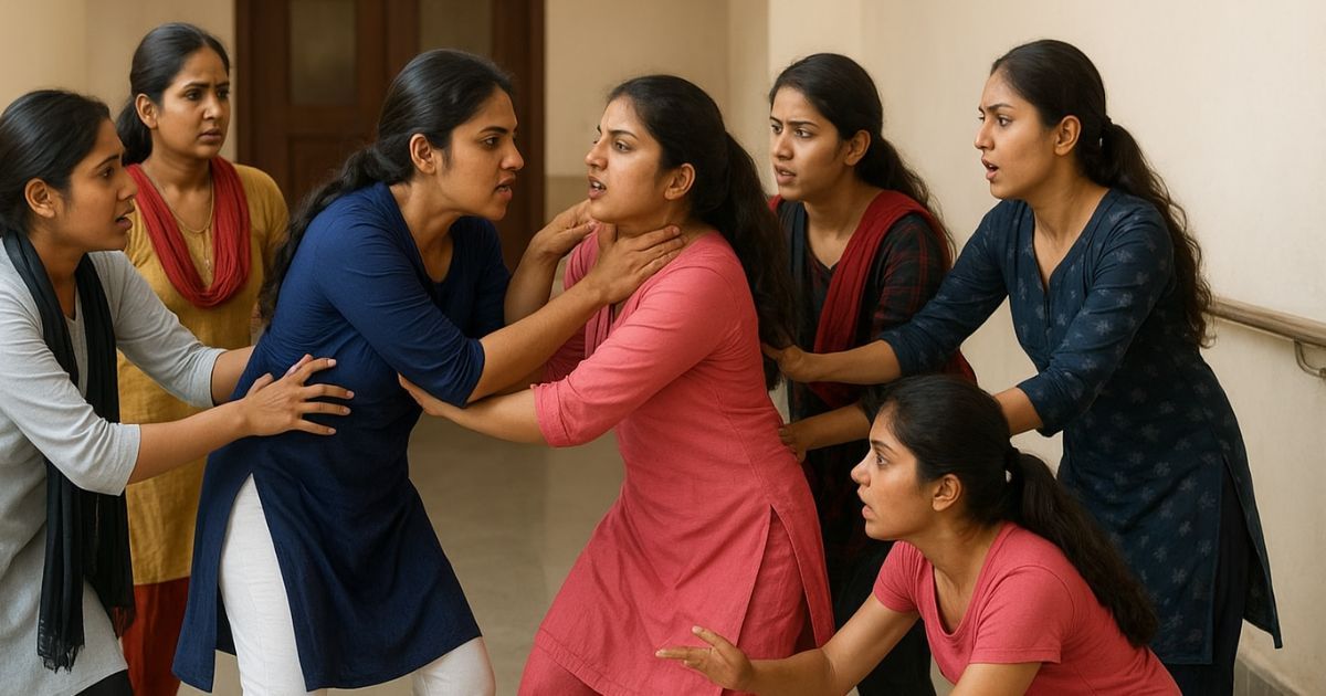 ब्वॉयफ्रेंड को लेकर बीच सड़क लड़कियों में गैंगवार, कई लड़कियां जख्मी