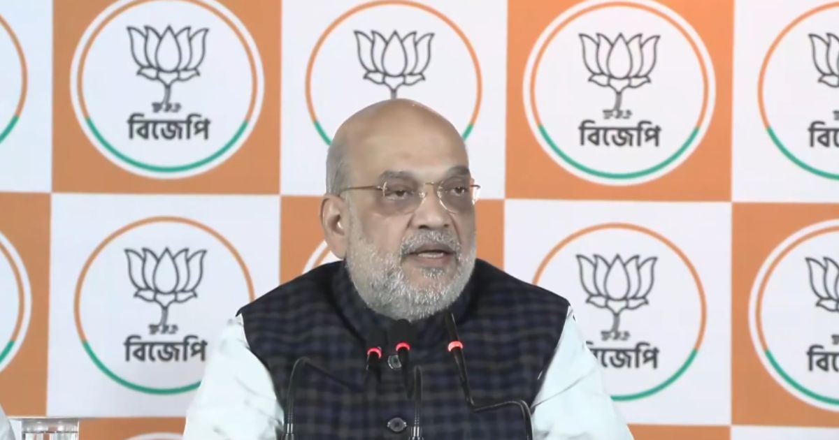 कोलकाता में अमित शाह का टीएमसी पर हमला, बोले—2026 में सत्ता में आए तो बंगाल से घुसपैठ चुन-चुनकर बाहर करेंगे