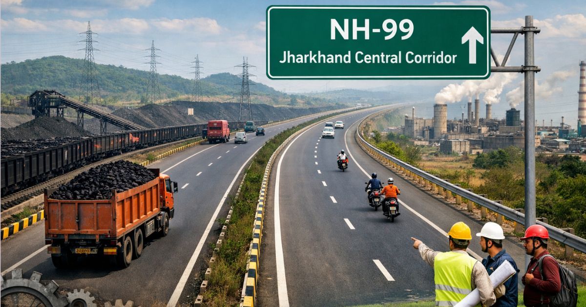 झारखंड सेंट्रल कॉरिडोर NH-99 को मिली मंजूरी, पिपरवार-टंडवा क्षेत्र में रोजगार और विकास के अवसर खुलेंगे