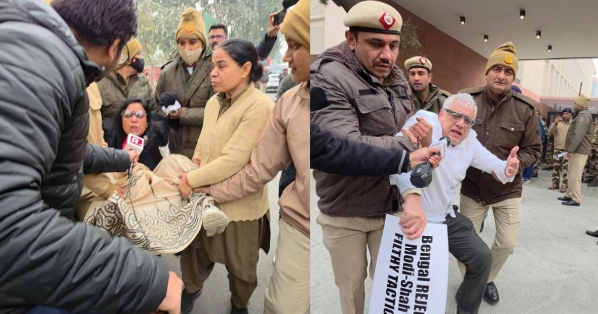 बंगाल में ED Raid पर सियासी बवाल, दिल्ली में TMC सांसदों का प्रदर्शन, महुआ मोइत्रा और डेरेक ओ'ब्रायन हिरासत में