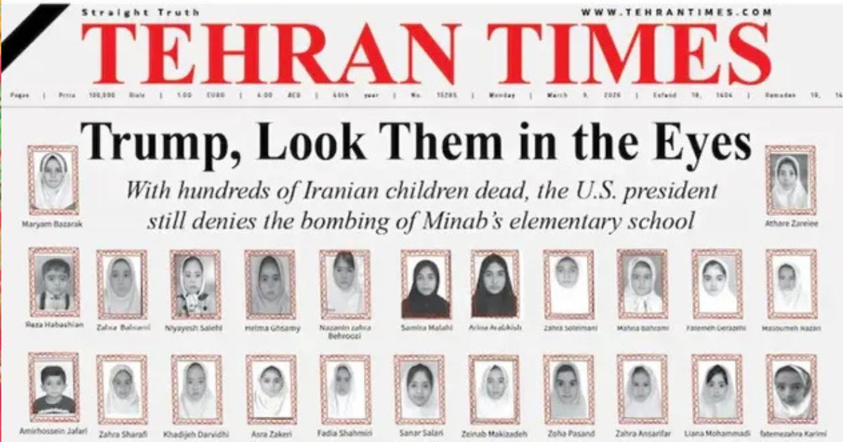 मिसाइल हमले में बच्चों की मौत, ईरान के अखबार ने ट्रंप को दिखाई तस्वीरें: “इनकी आंखों में देखो”