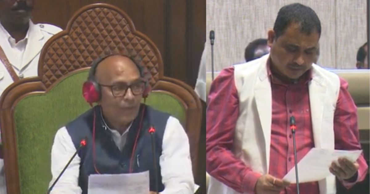 झारखंड विधानसभा में हंगामा: विपक्ष के हंगामे के बीच विधायक निर्मल महतो मार्शल आउट