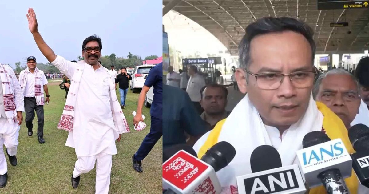 हेमंत सोरेन की असम में एंट्री से कांग्रेस में हलचल, गौरव गोगोई की सीएम हेमंत से मुलाकात