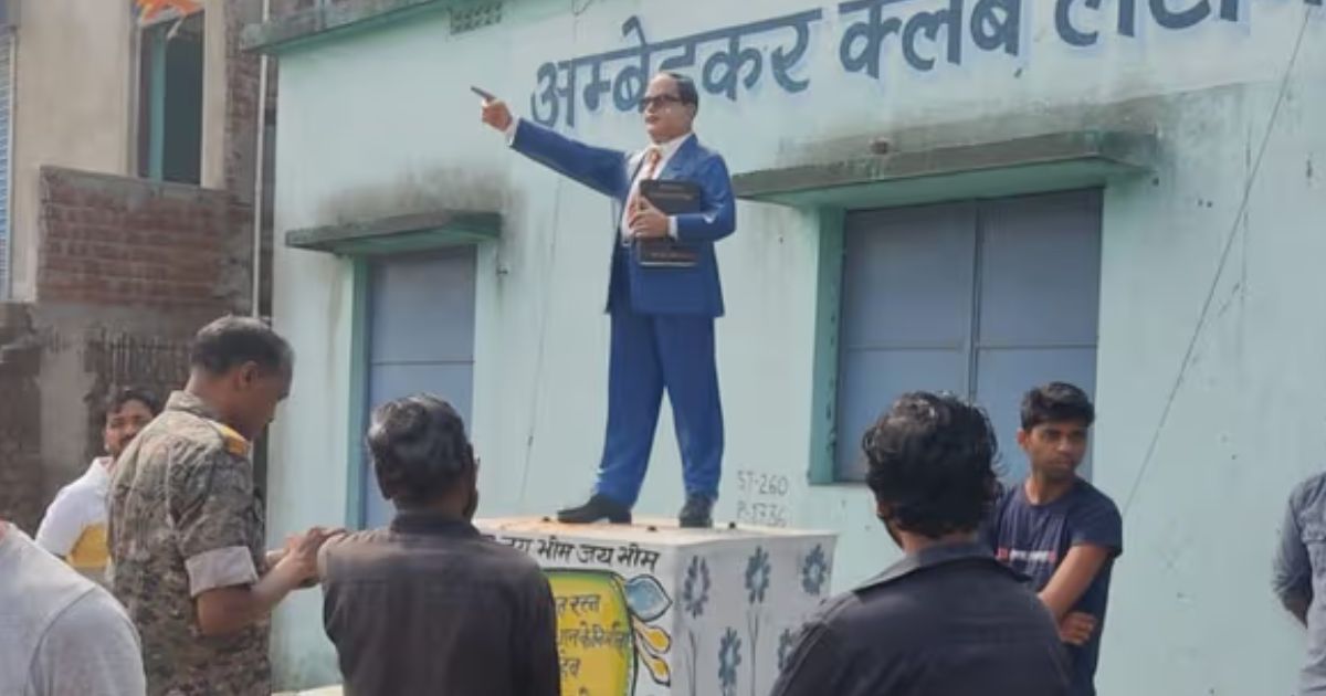 धनबाद के पूर्वी टुंडी में डॉ. भीमराव अंबेडकर की प्रतिमा से छेड़छाड़, इलाके में फैला आक्रोश