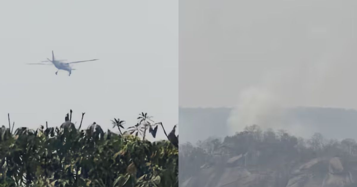 छत्तीसगढ़ में प्लेन क्रैश: जशपुर की पहाड़ियों से टकराया प्राइवेट विमान, पायलट-को-पायलट की मौत की आशंका