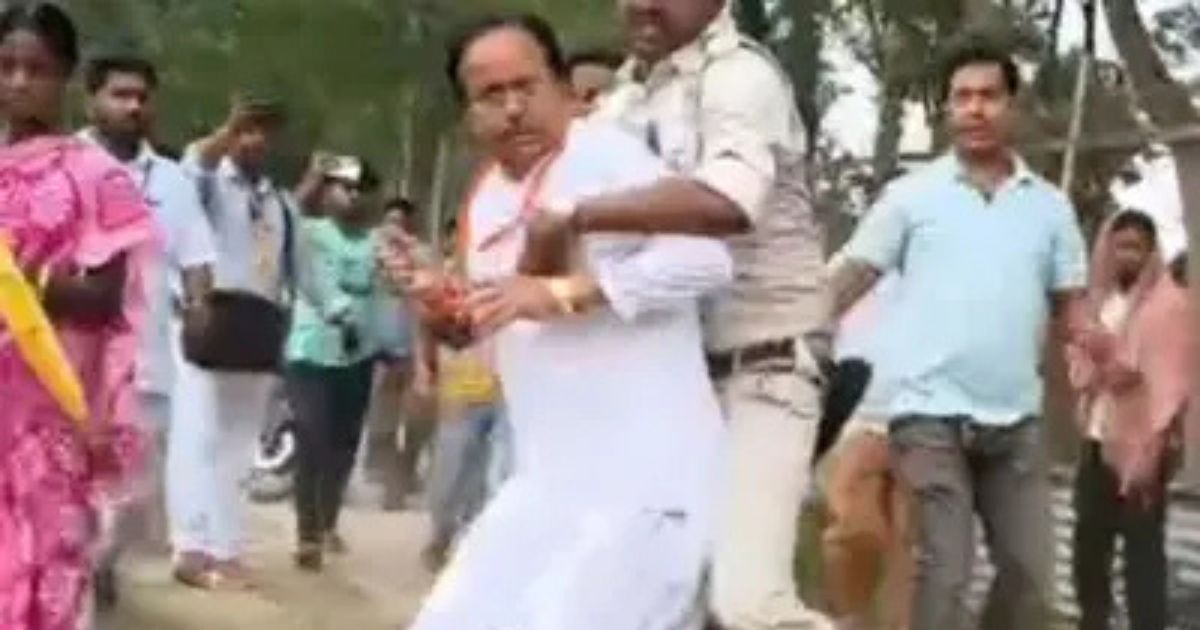 बंगाल में तनाव: कुमारगंज में BJP प्रत्याशी शुभेंदु सरकार पर हमला, वीडियो वायरल