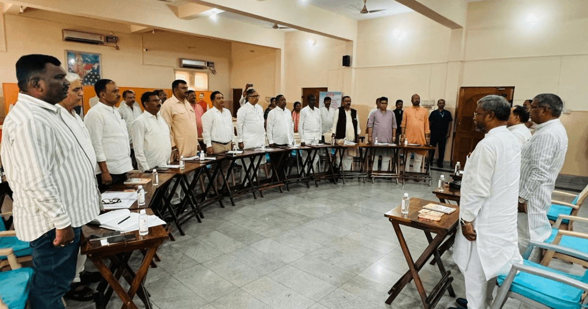 भारतीय जनता पार्टी प्रदेश कार्यालय में पदाधिकारी बैठक संपन्न, हर महीने 15 तारीख को होगी समीक्षा