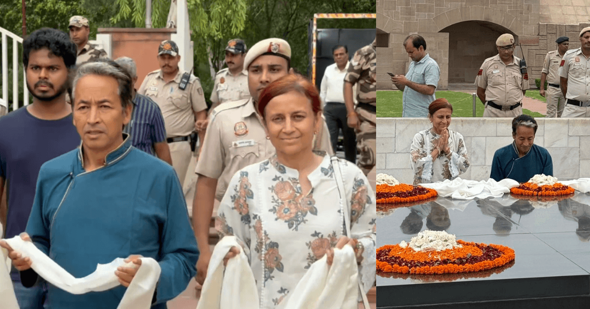 अस्पताल से डिस्चार्ज होते ही राजघाट पहुंचे सोनम वांगचुक, बोले- गांधी का सत्य और अहिंसा का मार्ग आज भी सबसे प्रभावी