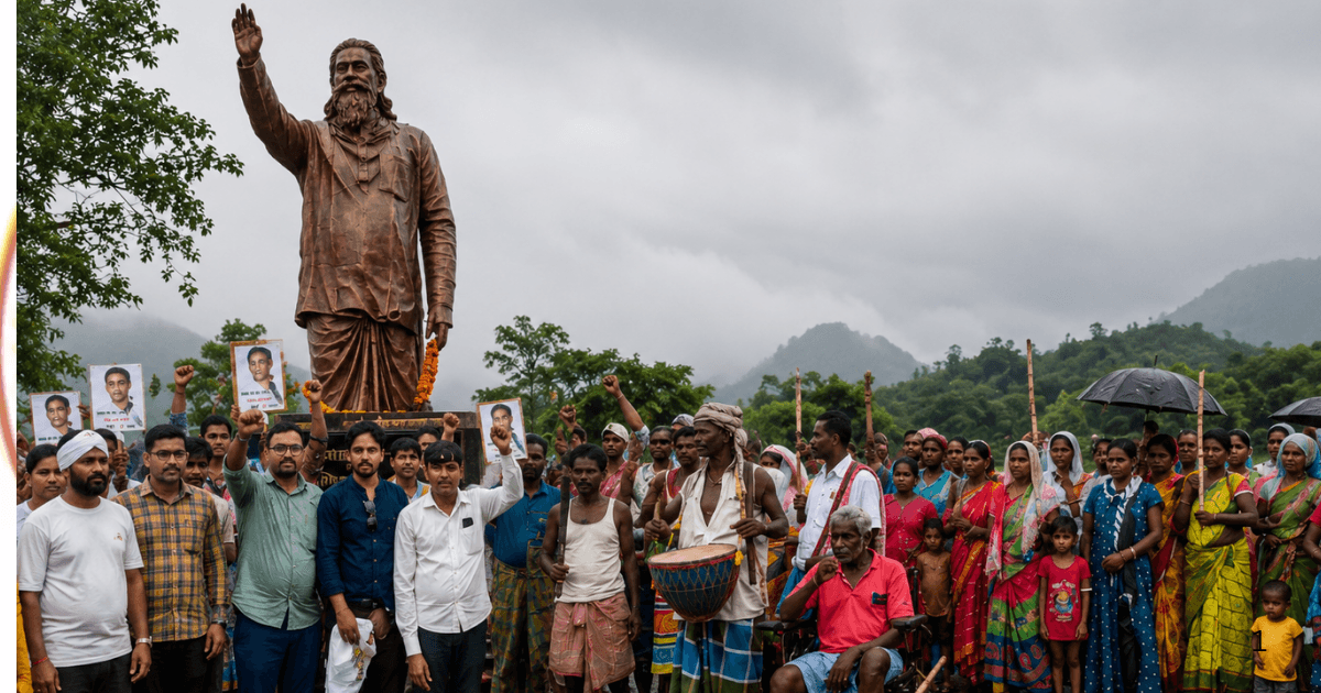 नेमरा में देवेंद्र महतो की भर्ती यात्रा का विरोध, ग्रामीण बोले- गांव में मुख्यमंत्री का विरोध मंजूर नहीं