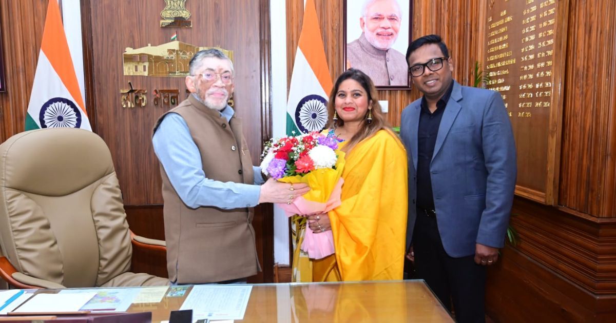 वंदे मातरम थीम पर नृत्य प्रस्तुति को लेकर मोनिका डे ने की राज्यपाल से मुलाकात