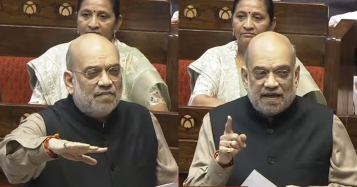 “नेहरू ने वंदे मातरम के टुकड़े कर दिये, राष्ट्रगीत का विरोध कांग्रेस के खून में है” राज्यसभा में अमित शाह का ताबड़तोड़ हमला