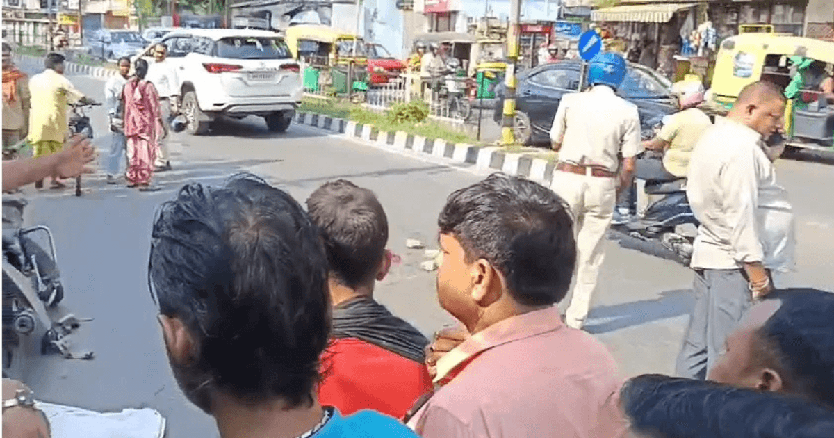 Ranchi News: कांके रोड पर दर्दनाक सड़क हादसा, बाइक सवार की मौके पर मौत