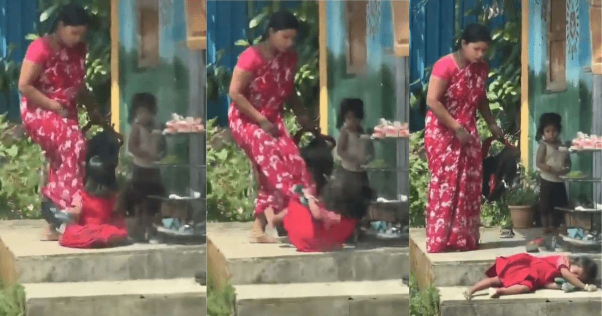 छोटी-सी बच्ची... और इतनी बड़ी बेरहमी! आंगनबाड़ी का VIDEO रुला देगा