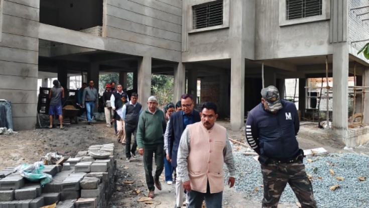 कृषि सचिव ने किया निदेशालय के निर्माण कार्यों का निरीक्षण, समय पर काम पूरा करने का दिया निर्देश