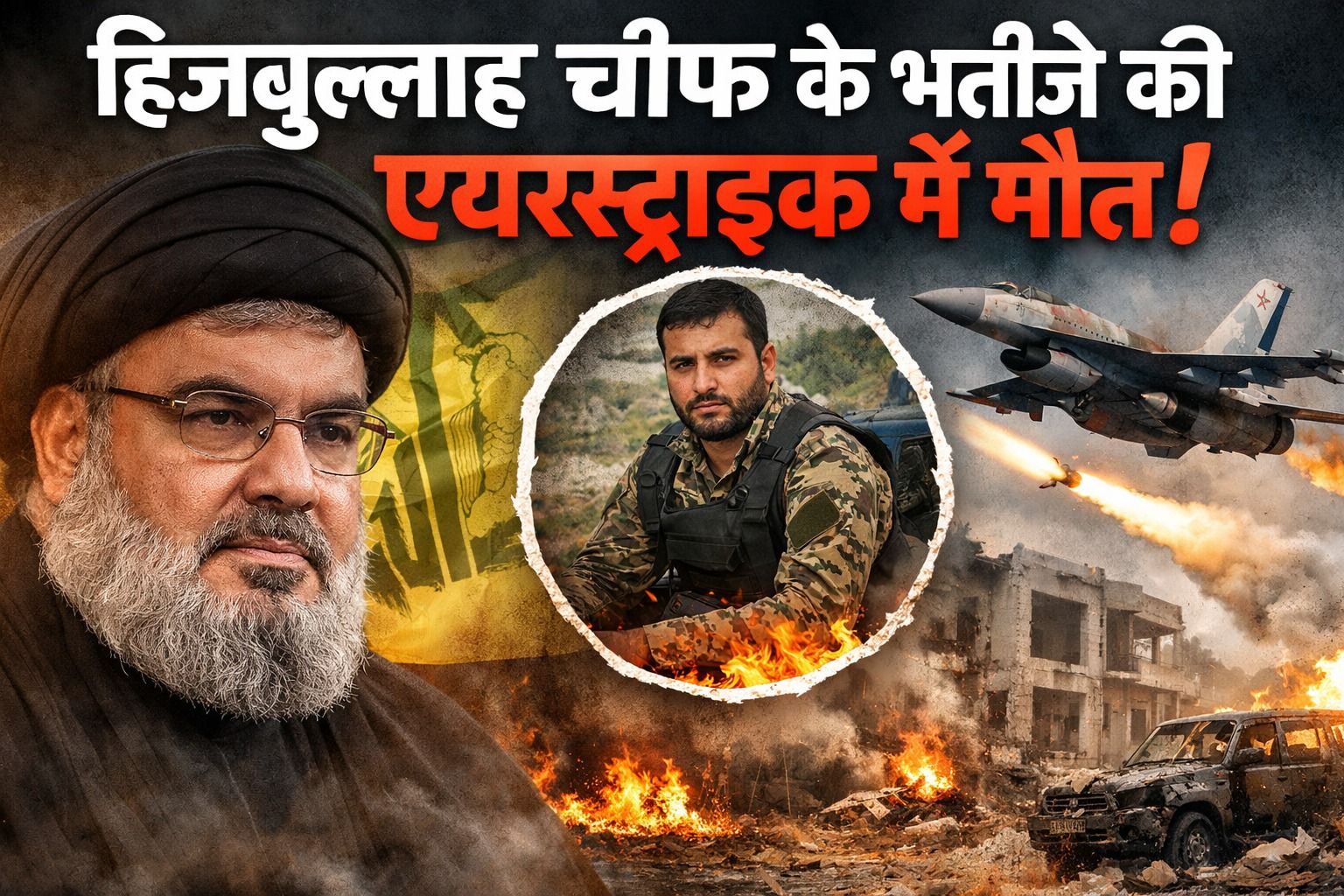 इजराइल का दावा: हिजबुल्लाह चीफ के भतीजे की एयरस्ट्राइक में मौत