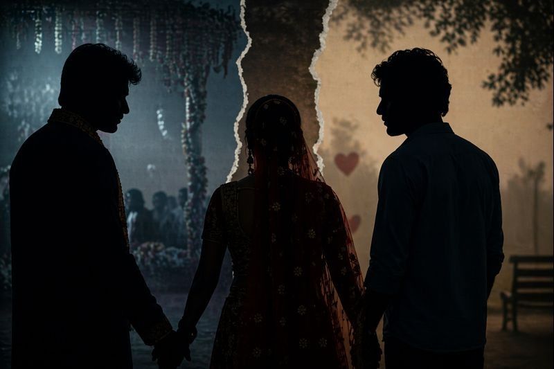 बसिया थाने में पति, पत्नी और प्रेमी आमने-सामने, हाई वोल्टेज ड्रामे के बाद पत्नी गई अपने पुराने प्यार के साथ