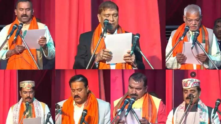 नीतीश कैबिनेट का विस्तार, बीजेपी कोटे से 7 विधायकों को बनाया गया मंत्री